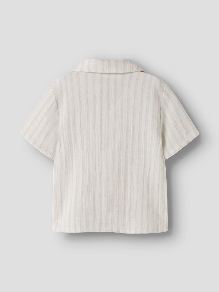 Lil’ Atelier Jungen Hemd Hagi – Coconut Milk Dusty Blue - 2