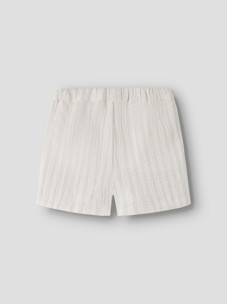 Lil’ Atelier Jungen Shorts Hagi – Coconut Milk Dusty Blue - 0
