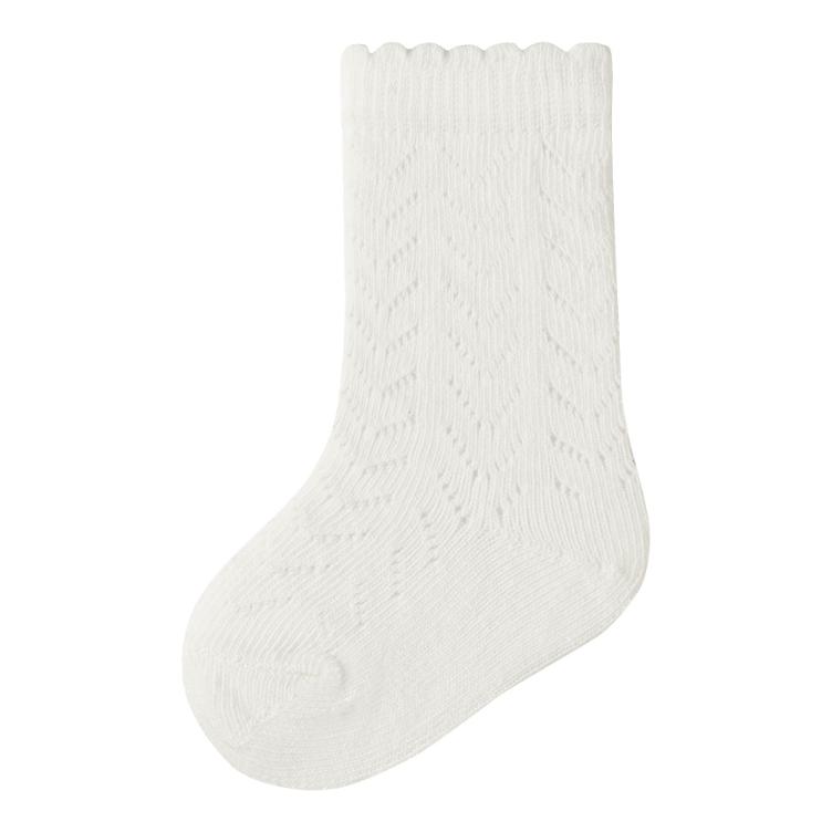 Lil’ Atelier Herda Baby Kniesocken – Coconut Milk