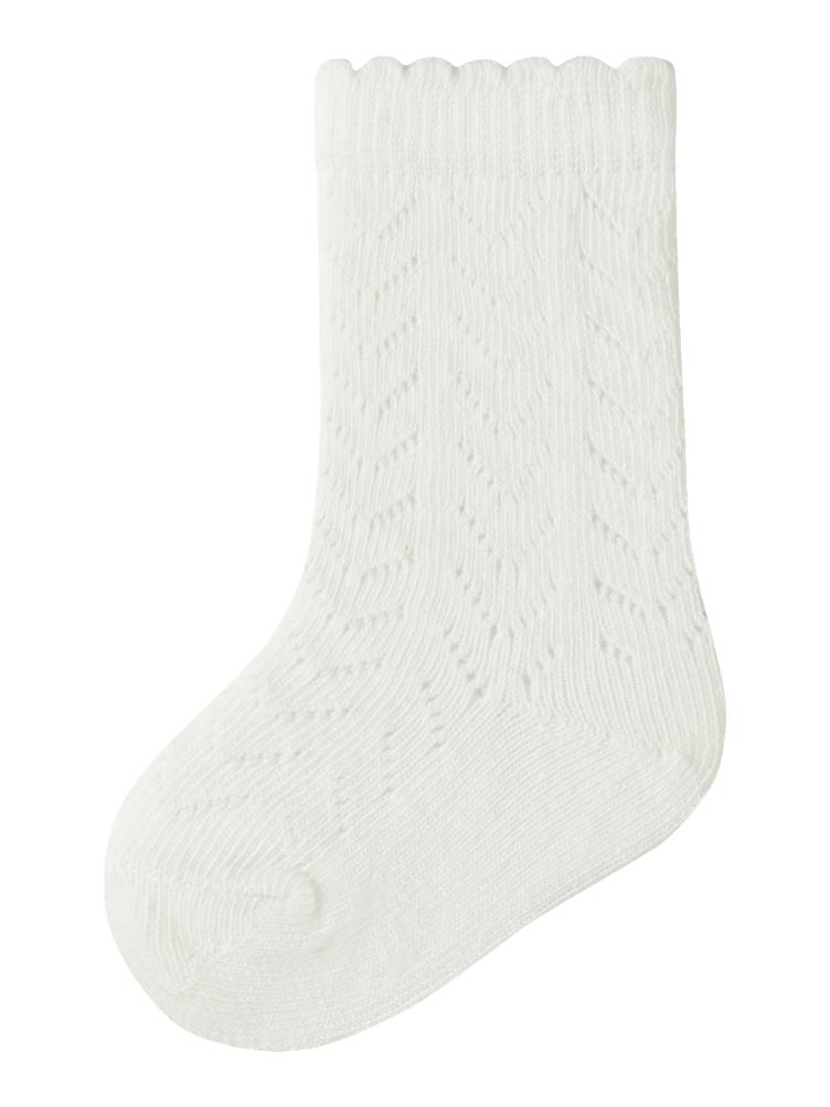 Lil’ Atelier Herda Baby Kniesocken – Coconut Milk - 0
