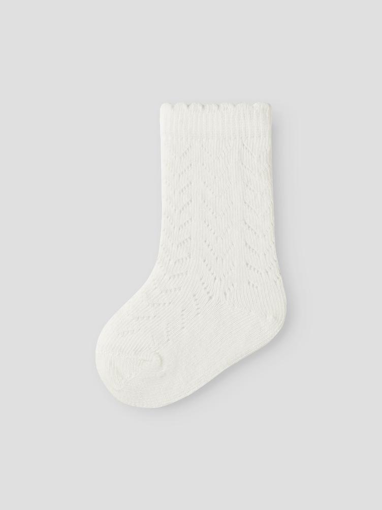 Lil’ Atelier Herda Baby Kniesocken – Coconut Milk - 1