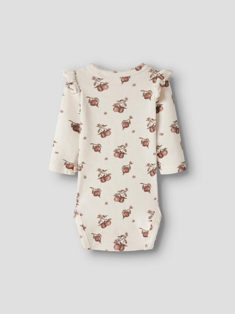 Lil’ Atelier BABY Langarm Body – Turtledove Apple - 2