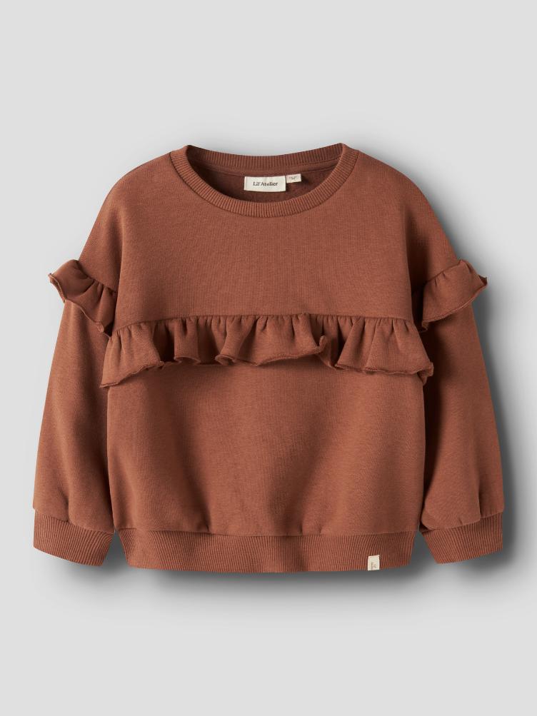 Lil’ Atelier Sweatshirt Loose Fit – Maple Syrup - 0