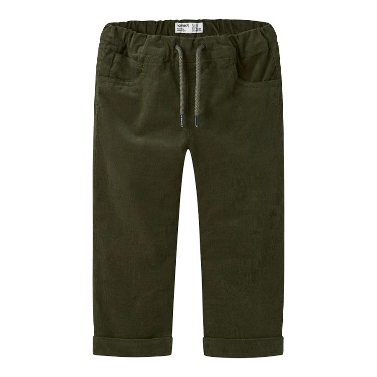 NAME IT Cordhose – Olive Night