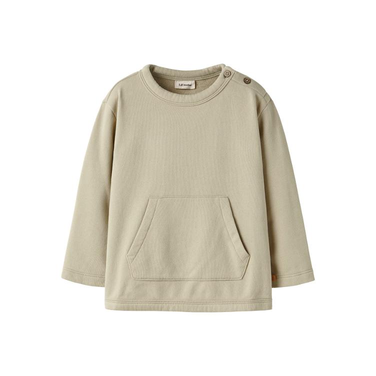 Lil’ Atelier Sweatshirt Loose Fit – Moss Gray