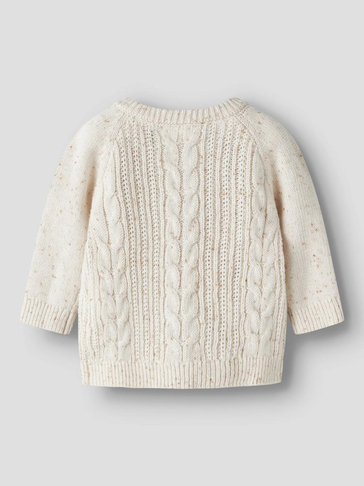 Lil’ Atelier BABY Strick Cardigan – Turtledove - 3