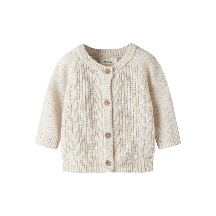 Lil’ Atelier BABY Strick Cardigan – Turtledove