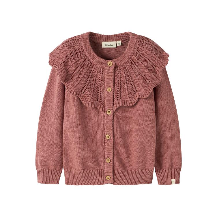 Lil’ Atelier Strick Cardigan – Withered Rose