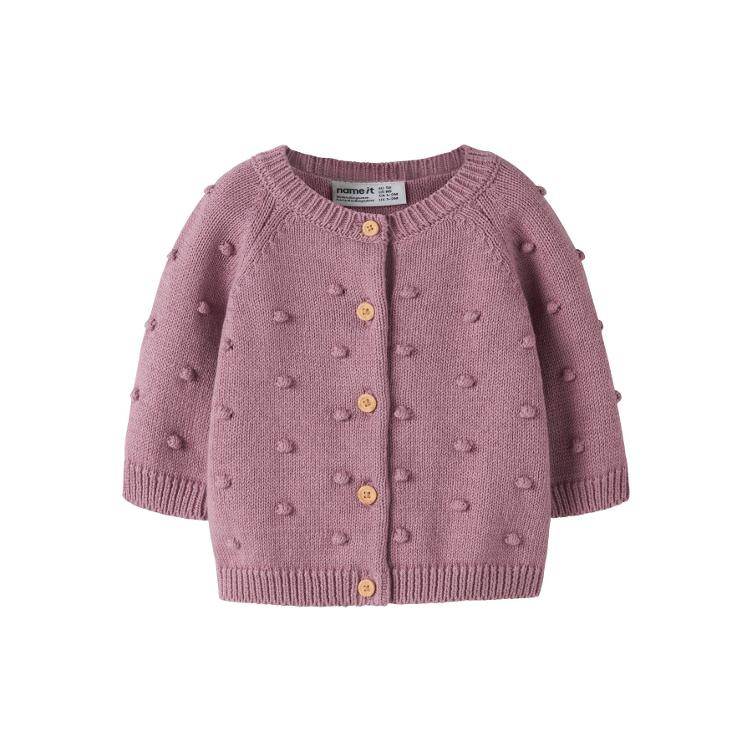 NAME IT Baby Strick Cardigan – Lilas