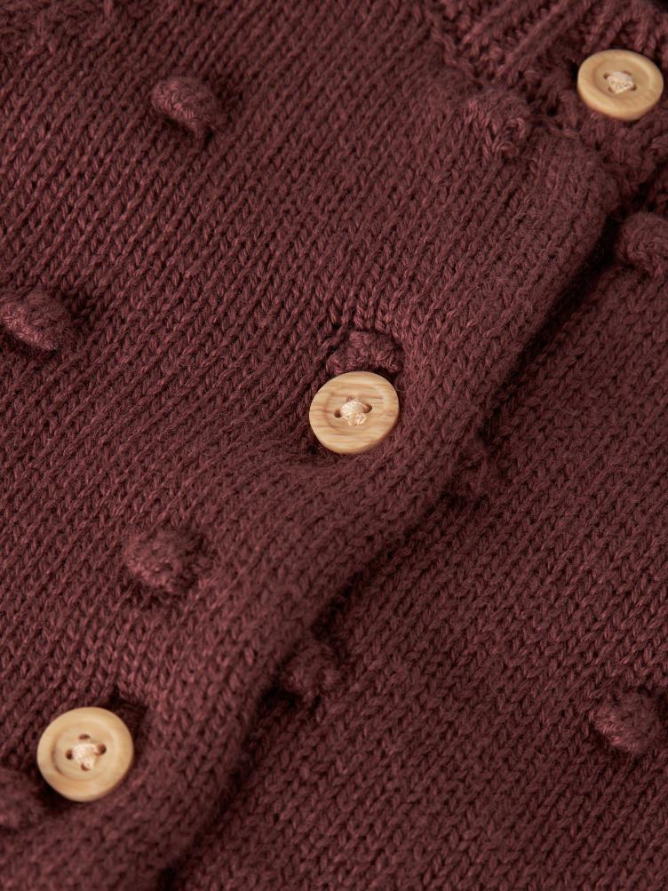 NAME IT Baby Strick Cardigan – Wild Ginger - 0