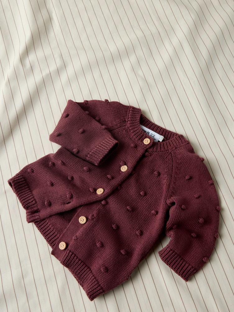 NAME IT Baby Strick Cardigan – Wild Ginger - 2