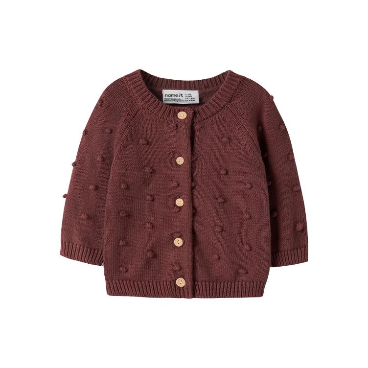 NAME IT Baby Strick Cardigan – Wild Ginger