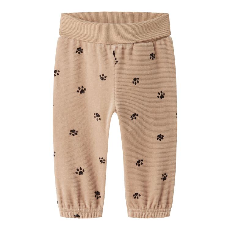 NAME IT BABY Velours Hose – Sesame