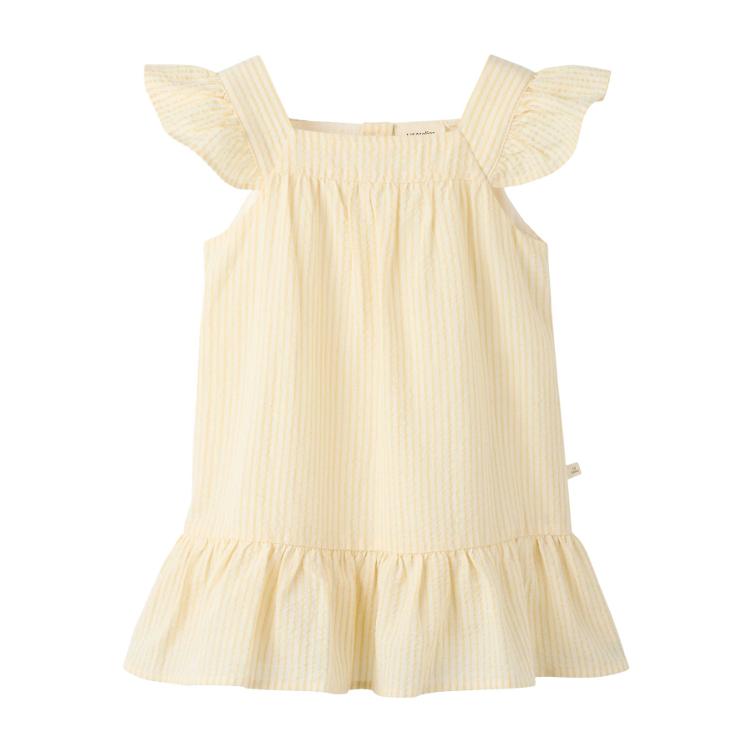 Lil’ Atelier Midi Kleid – Coconut Milk Sahara Sun