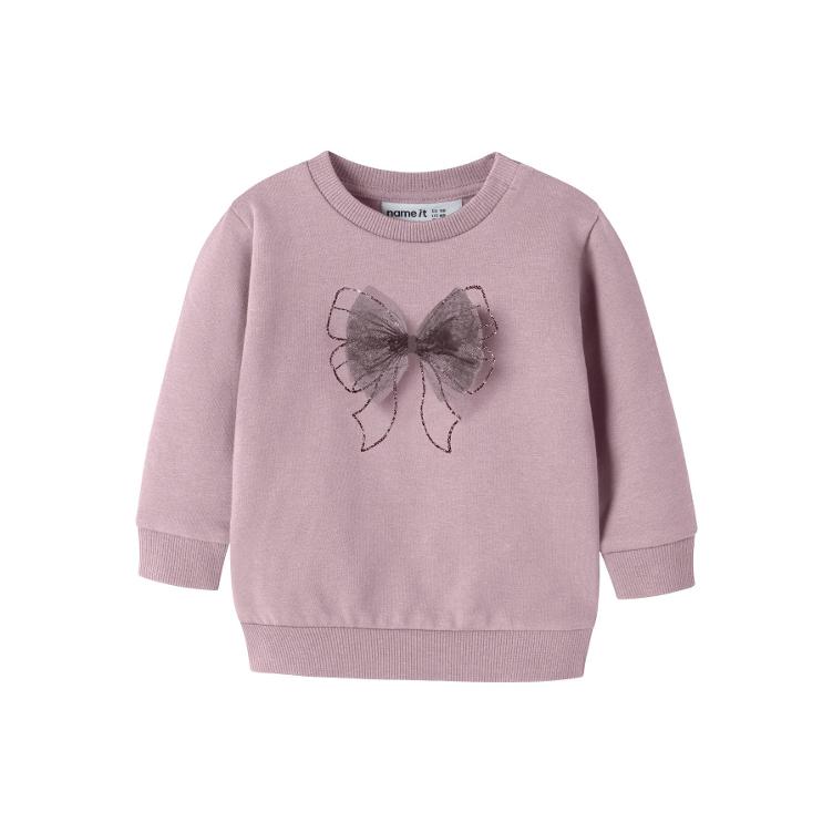 NAME IT Baby Sweatshirt – Mauve Shadows