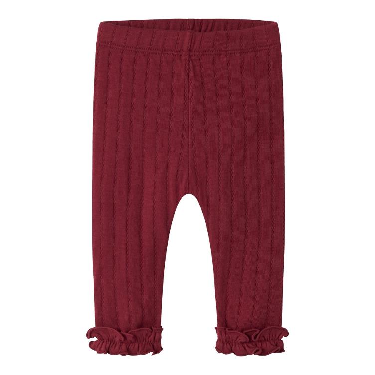 Lil’ Atelier BABY Leggings – Biking Red
