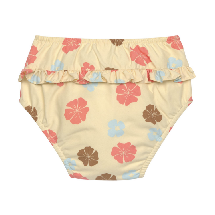 Lässig Baby Schwimmwindel - Blumen, Gelb - 2