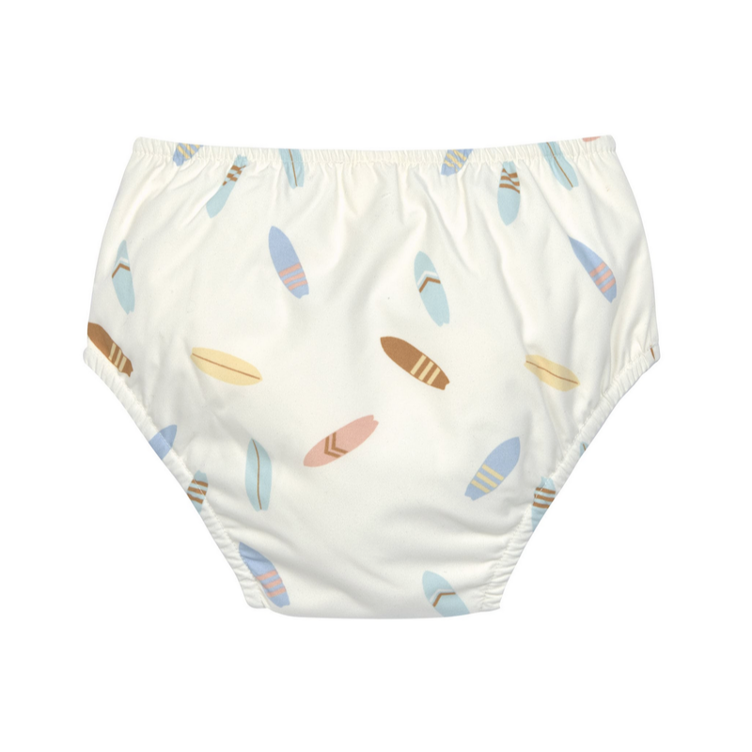Lässig Baby Schwimmwindel - Surfbrett, Weiß - 0