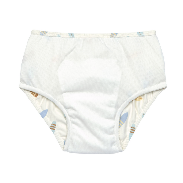Lässig Baby Schwimmwindel - Surfbrett, Weiß - 1