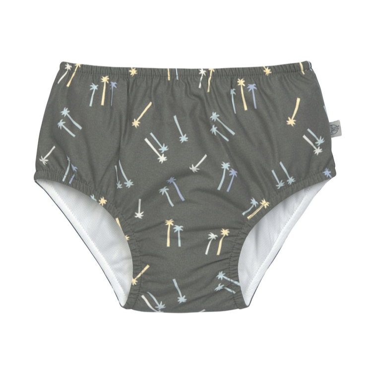 Lässig Baby Schwimmwindel - Palmen, Oliv