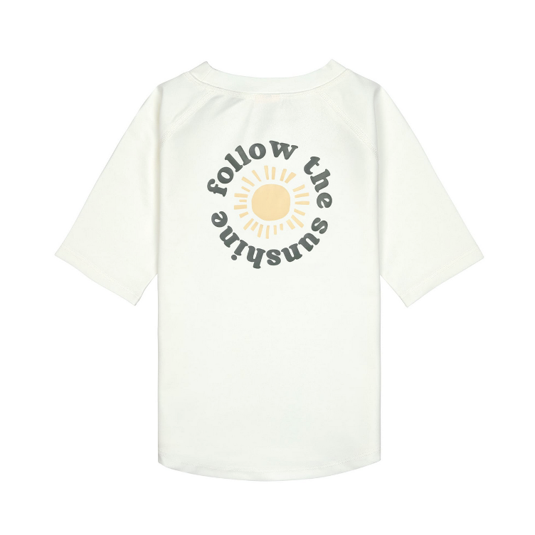 UV Shirt Kurzarm - Sonne, Weiss - 0