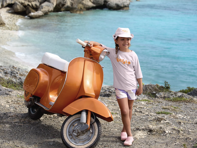LÄSSIG Kinder UV Shirt Kurzarm – Rosa - 0
