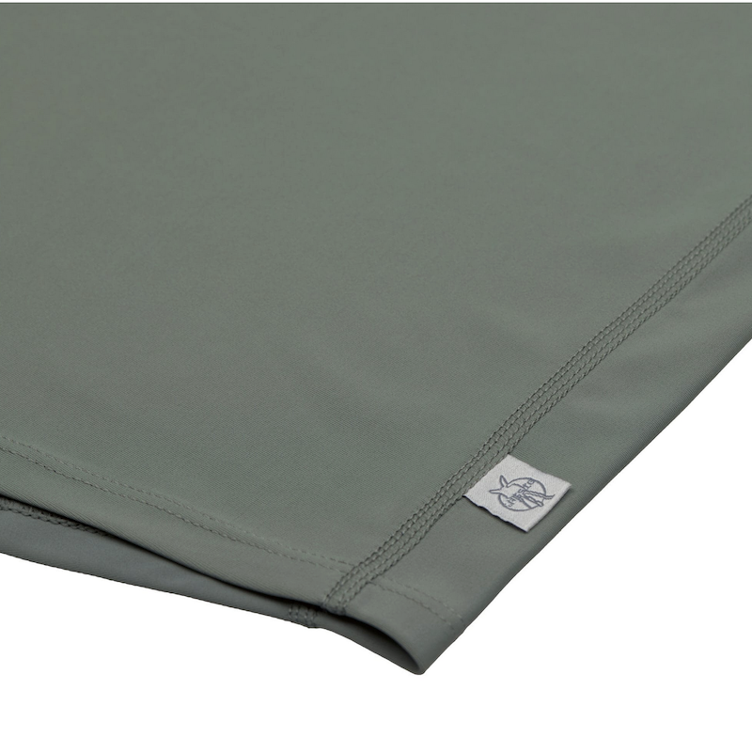 UV Shirt Kurzarm - Wellen, Oliv - 0