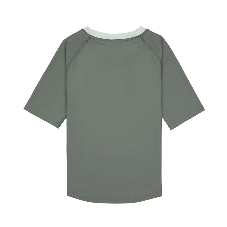 UV Shirt Kurzarm - Wellen, Oliv - 2