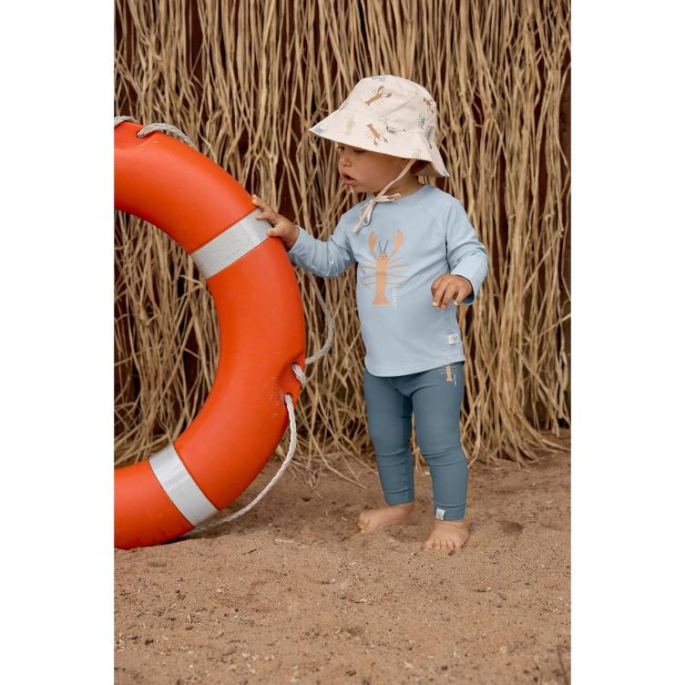Lässig Sonnenhut Kinder (UV Schutz) - Meerestiere, Weiß - 2