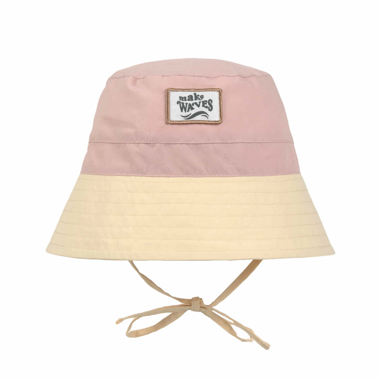 Lässig Sonnenhut mit UV Schutz - Gelb&Rosa