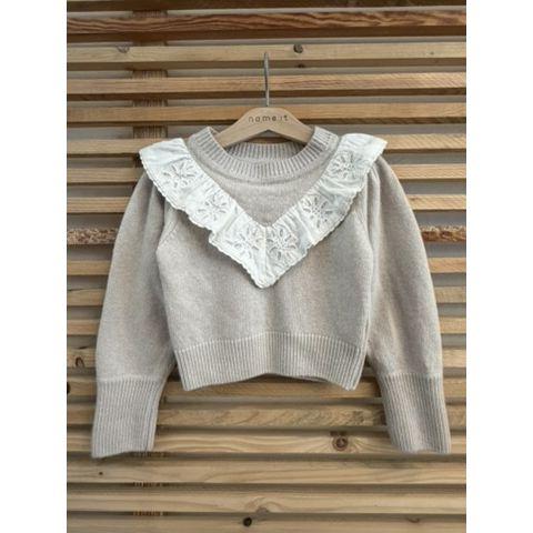Pre Loved Strickpullover von The New Society I Beige I Gr. 4Y