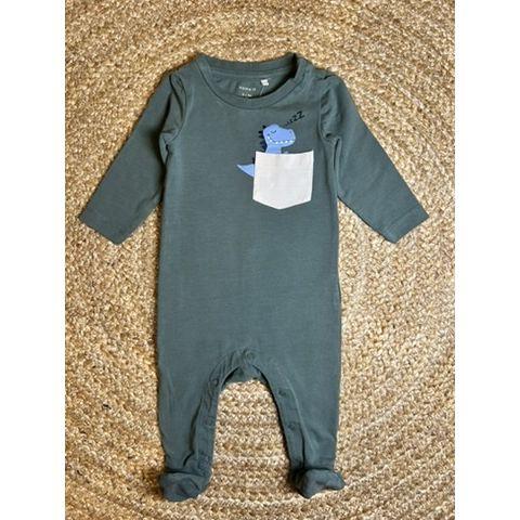 Pre-Loved Strampler von Name it | Grün | Grösse: 62