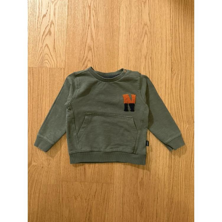 Pre-Loved Sweatshirt von Noppies | Dried Thyme | Grösse: 80 (fällt klein aus)