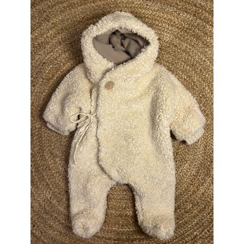 Pre-Loved Winter Baby Overall von 1+ in the Family | Offwhite | Grösse: 3M