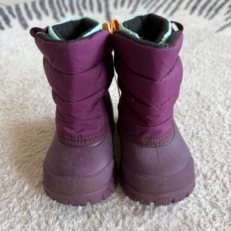 Pre Loved Winterstiefel von Lugik I Bordeaux/Türkis I Gr. 20/21