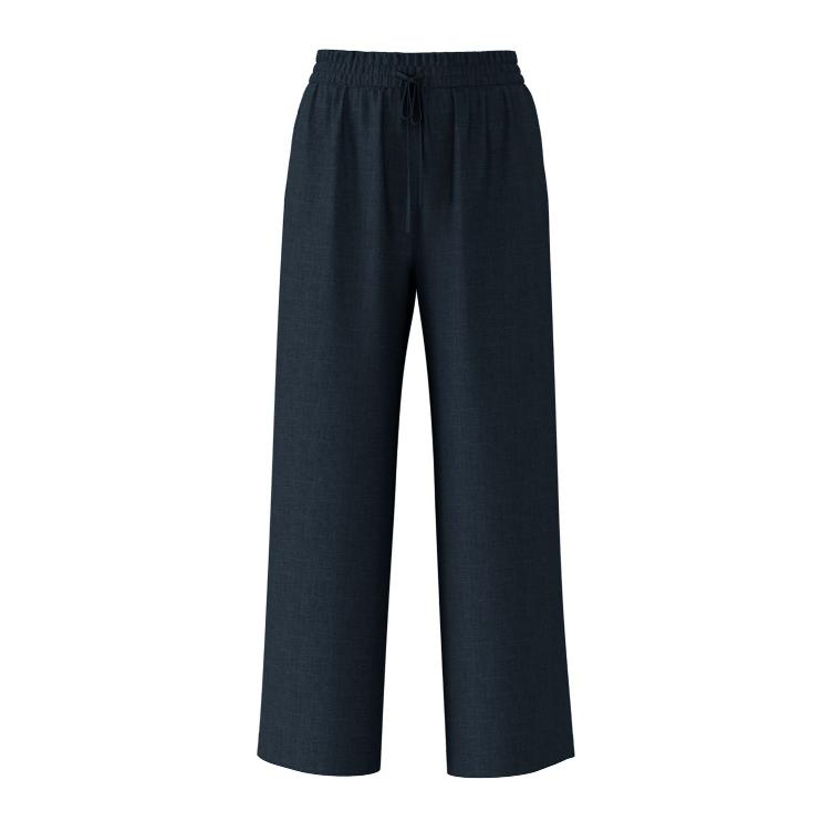 Damen Hose aus Viscose und Leinen - SELECTED