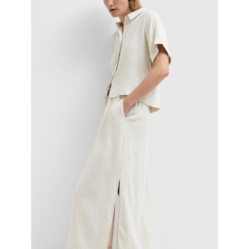 Damenrock aus Viscose und Leinen - SELECTED