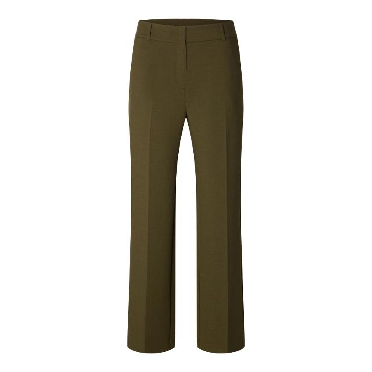 Selected Women Hose – Fir Green Melange with Kalamata