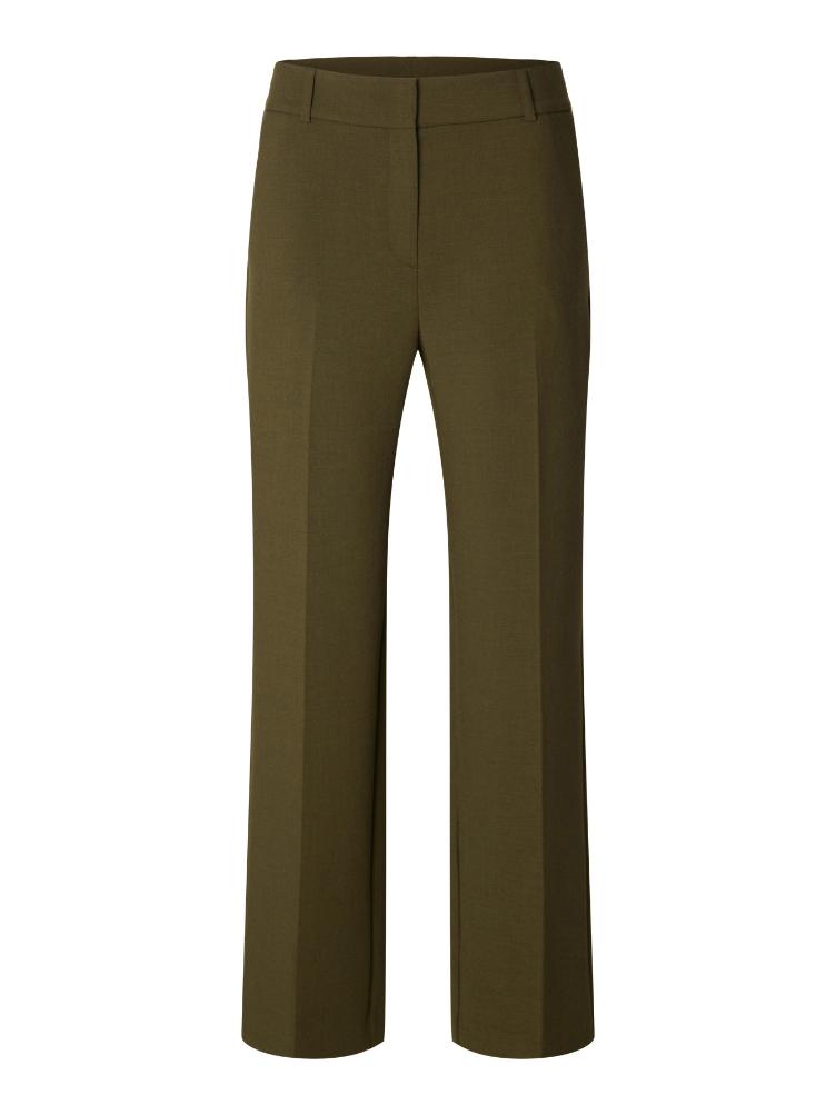 Selected Women Hose – Fir Green Melange with Kalamata - 1