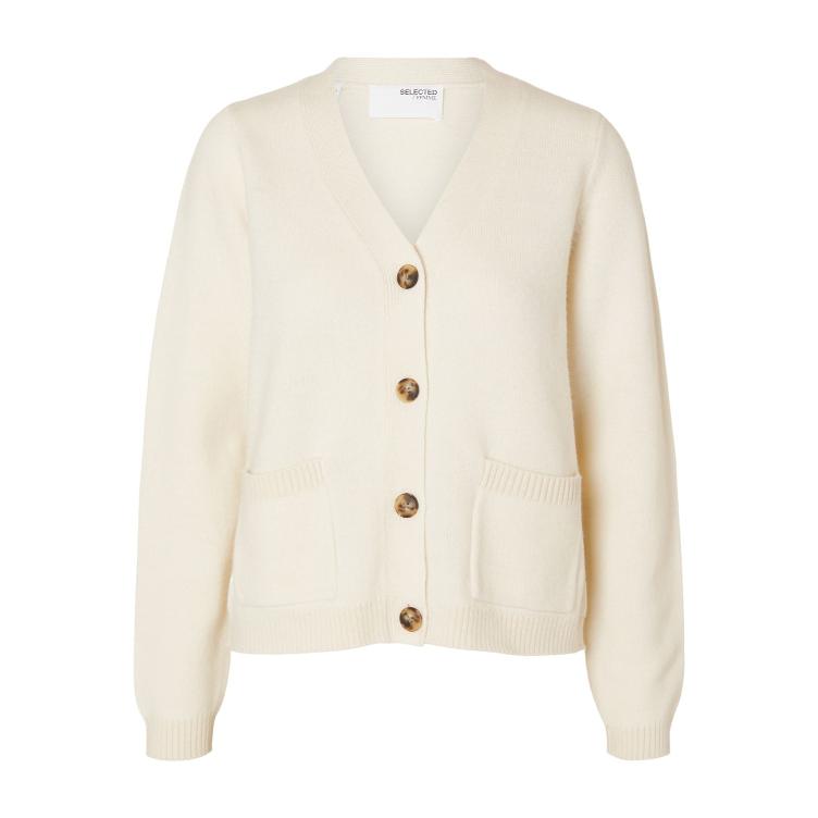 Damen Strickjacke aus 100% Wolle - SELECTED - 0