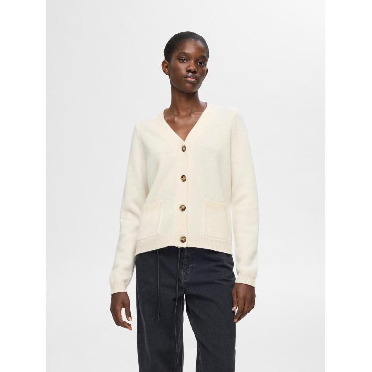 Damen Strickjacke aus 100% Wolle - SELECTED - 1