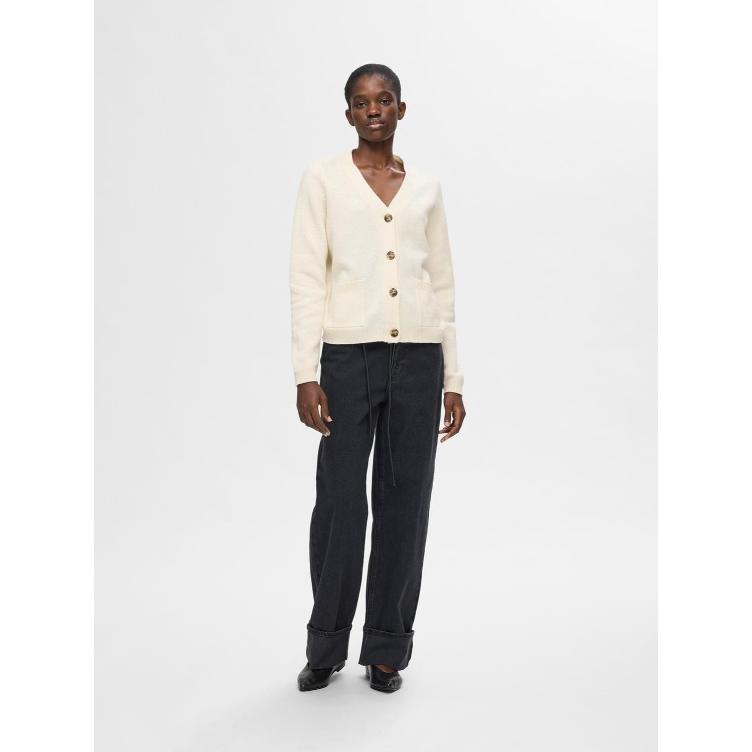 Damen Strickjacke aus 100% Wolle - SELECTED - 3