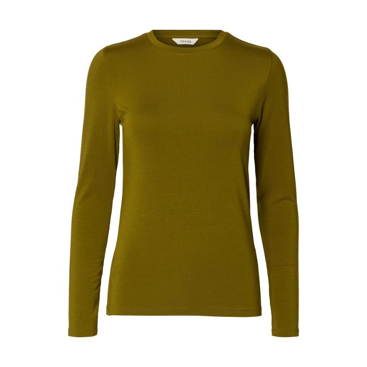 Selected Women Langarm Top – Fir Green