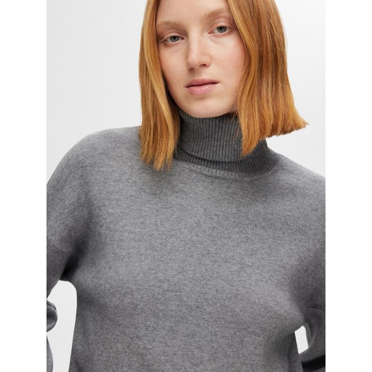 Damen Rollkragen Pulli - SELECTED