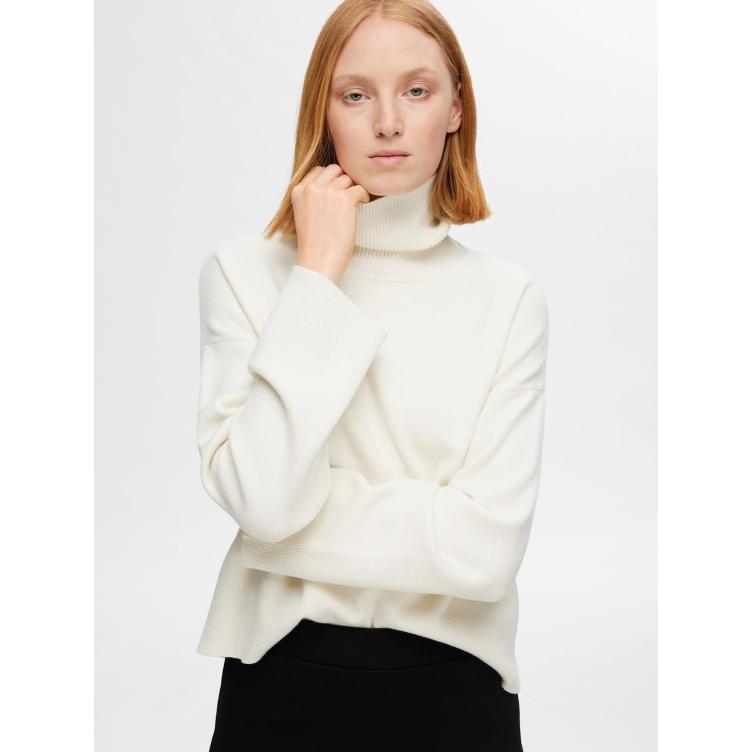 Damen Rollkragen Pulli - SELECTED