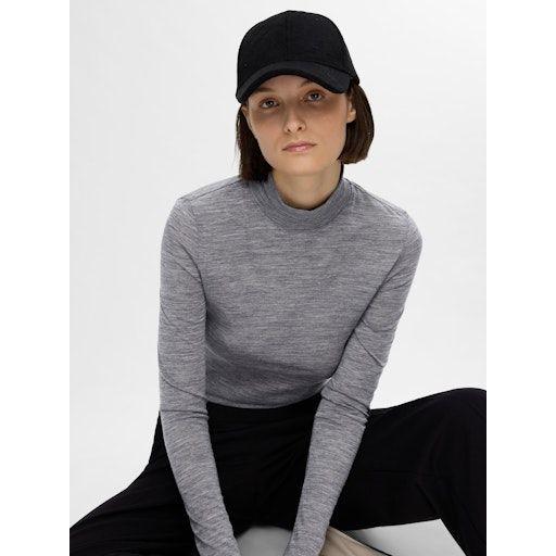 Damen Rollkrage Puli aus 100% Wolle - SELECTED