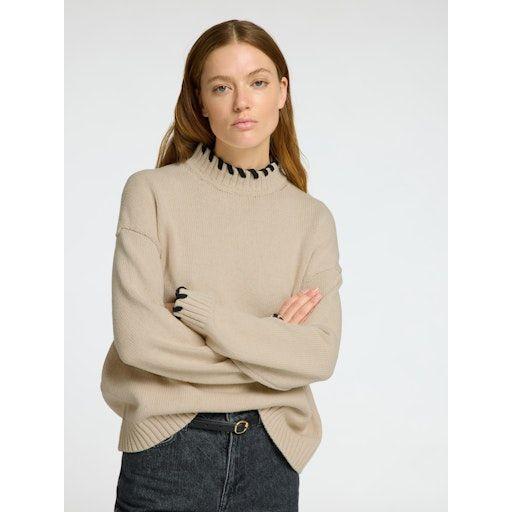 Damen Pullover aus 90% Baumwolle und 10% Wolle - SELECTED - 2