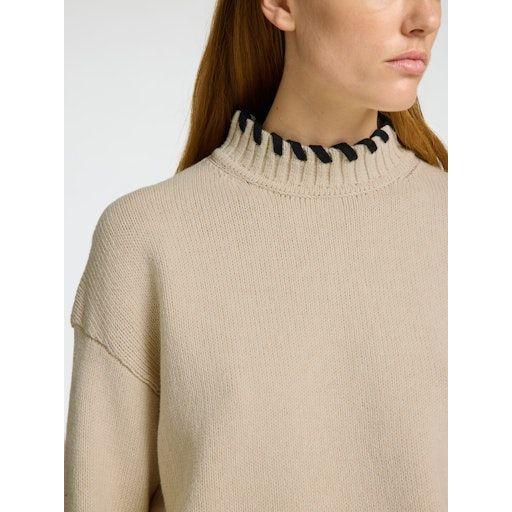 Damen Pullover aus 90% Baumwolle und 10% Wolle - SELECTED - 4