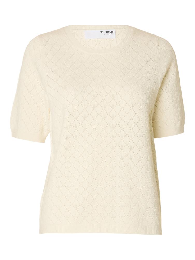 Selected Femme – Strick T-Shirt aus Viskose OnceMore® Mix (Regular Fit) - 2