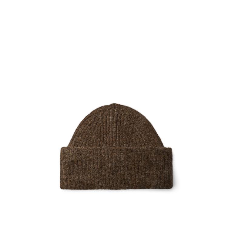 Selected Women Wollmix Strickmütze – Dachshund Melange
